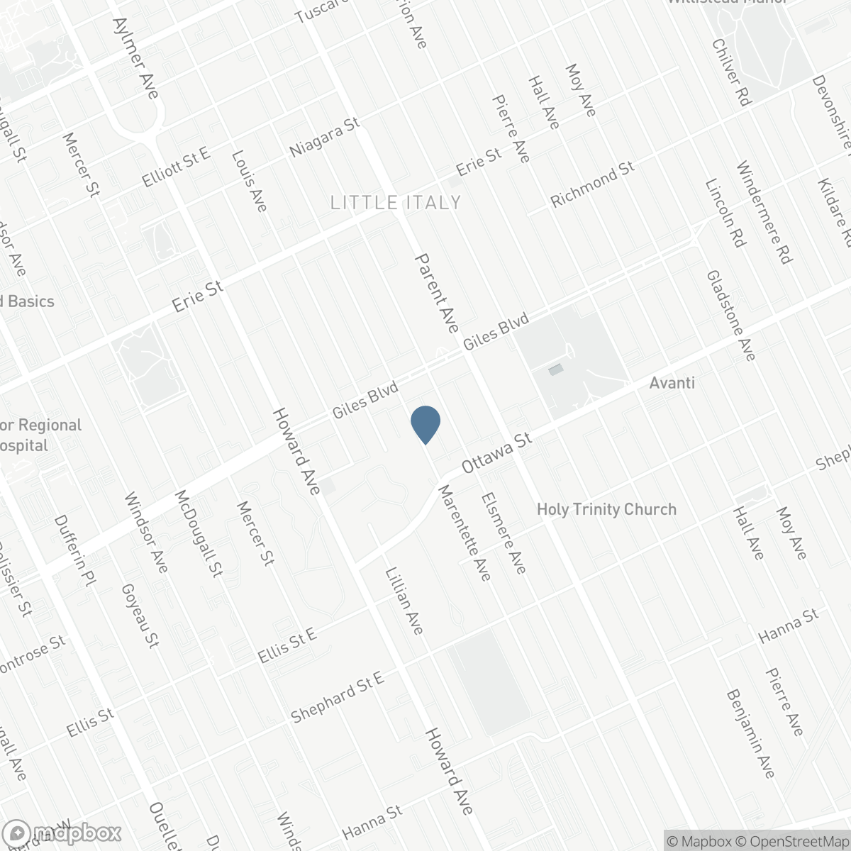 1244 MARENTETTE, Windsor, Ontario N8X 4C6